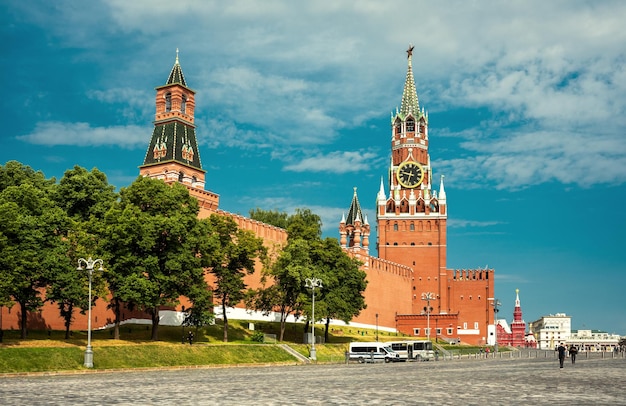 Cremlino di Mosca sulla Piazza Rossa in estate Russia