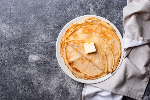 Crepes di frittelle al buio