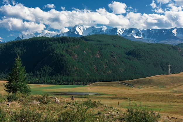 Cresta Northchui nelle montagne di altai