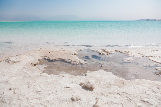 Cristalli di sale naturali del Mar Morto