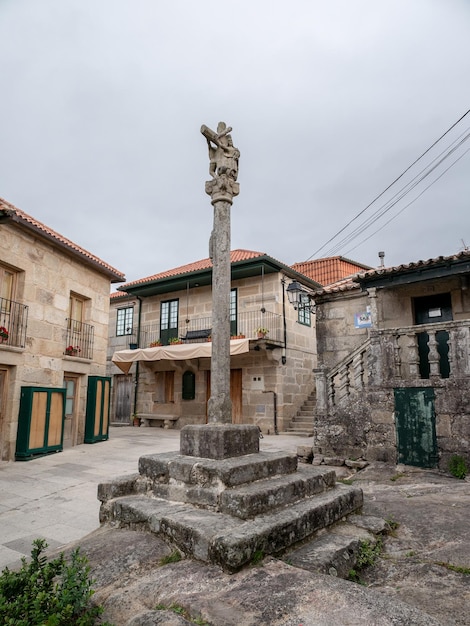 Croce o crocifisso in pietra in Combarro