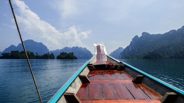 Crociera nella laguna di Khao Sok Thailandia Asia