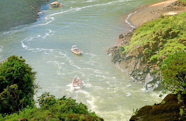 Crociera sul fiume Iguazu L'avventura sul lato argentino Puerto Iguazu Misiones Province Argentin