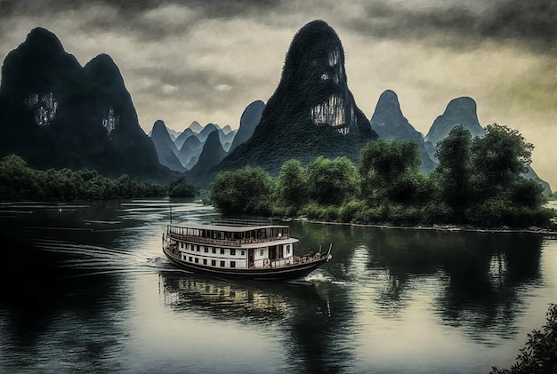 Crociera sul Li_River Guilin