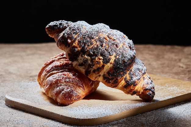 Croissant de cioccolato y avellana