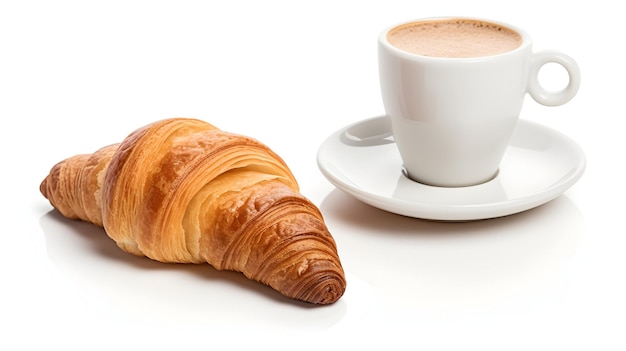 Croissant francese e caffè