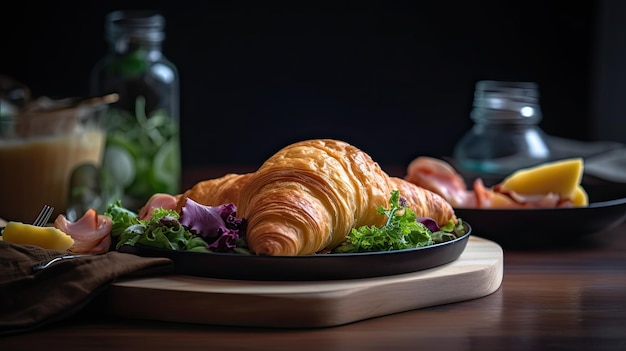 Croissant prosciutto e formaggio