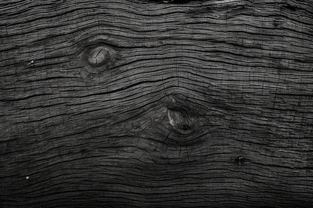 Cronaca del legno di carbone Testura del legno nero sfondo