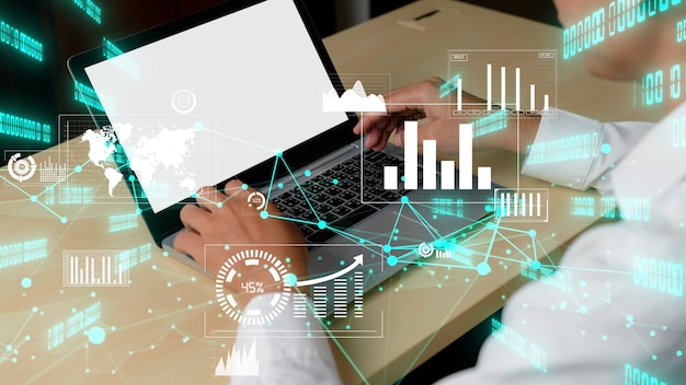 Cruscotto aziendale concettuale per l'analisi dei dati finanziari