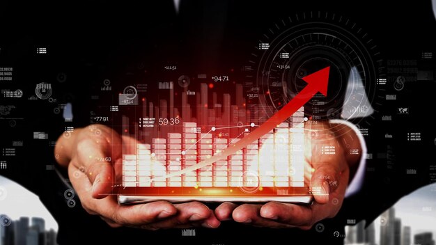 Cruscotto aziendale concettuale per l'analisi dei dati finanziari