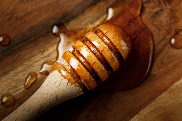 Cucchiaio di miele, mestolo di legno speciale