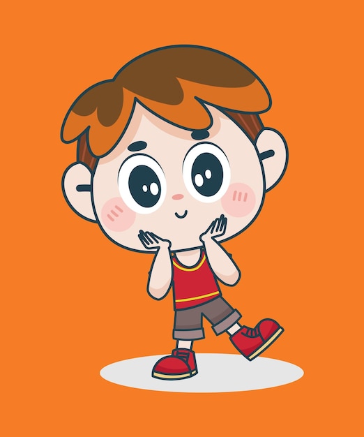 Cuccioli bambini personaggi vettoriali illustrazione designp