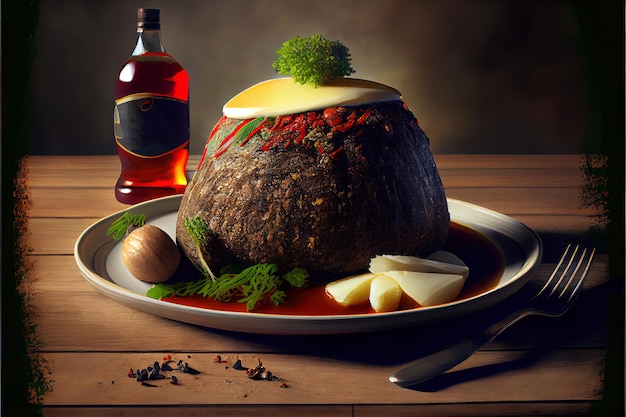 Cucina europea Cibo Haggis