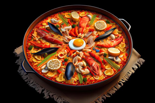 Cucina europea Cibo paella