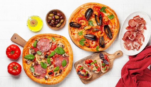 Cucina italiana Pizza e toast