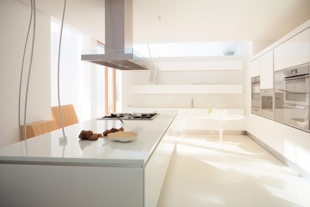 Cucina moderna ed elegante e molto luminosa