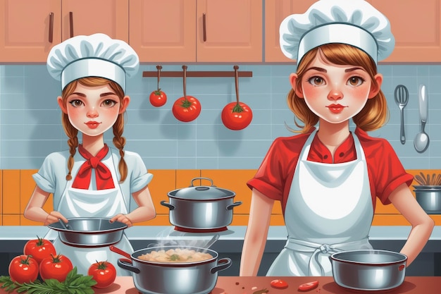 cucinare ragazze