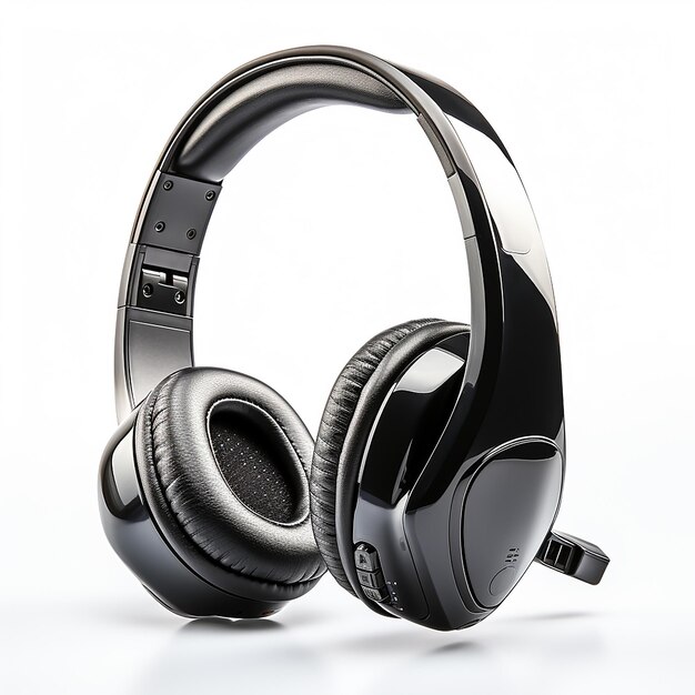 Cuffie Bluetooth isolate su sfondo bianco