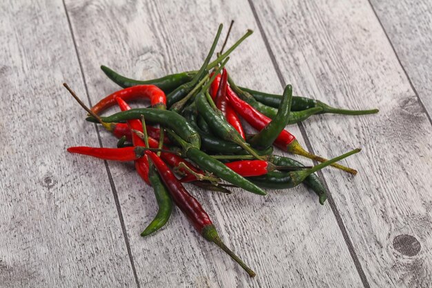 Cumulo di peperoncino piccante e piccante