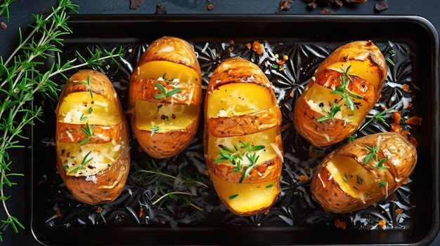 Cuneo di patate al forno