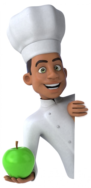 Cuoco divertente - personaggio 3D