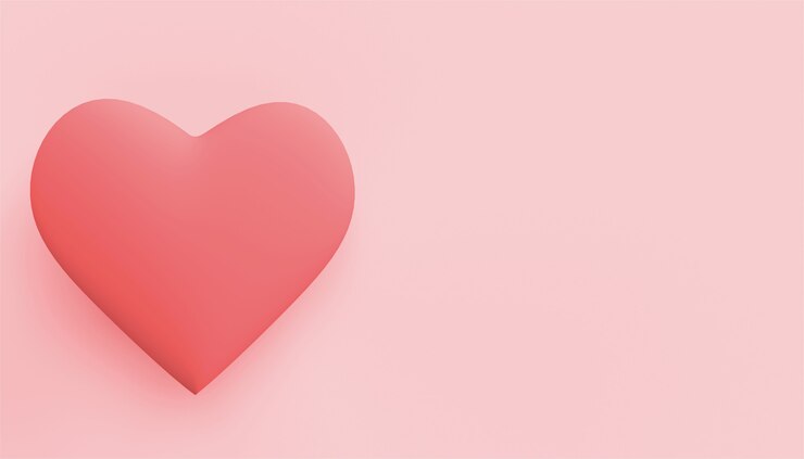 cuore 3d backgraund di San Valentino