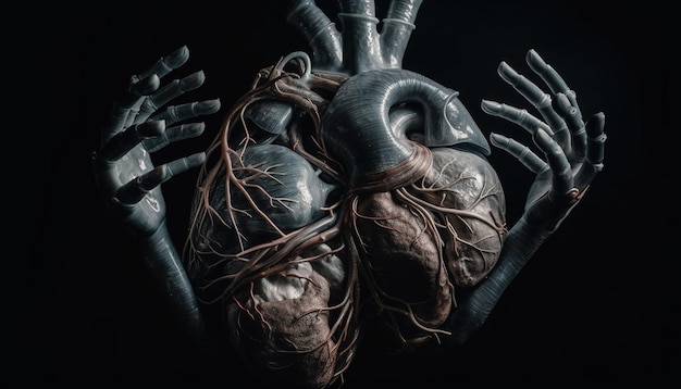 Cuore anatomico Generativo Ai