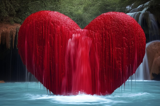 Cuore di Cascata Crimson