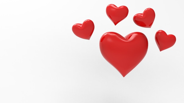 Cuore rosso con sopra la parola amore