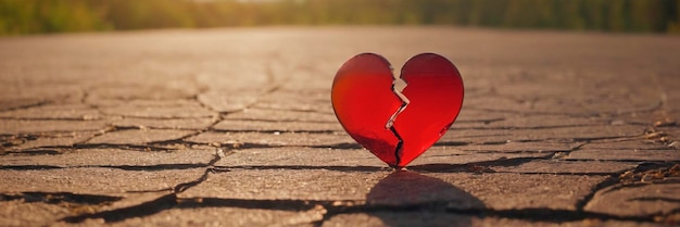 Cuore spezzato il concetto di divorzio e separazione