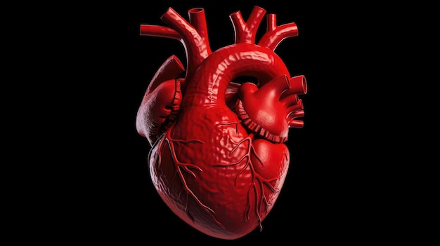 Cuore umano 3D super realistico