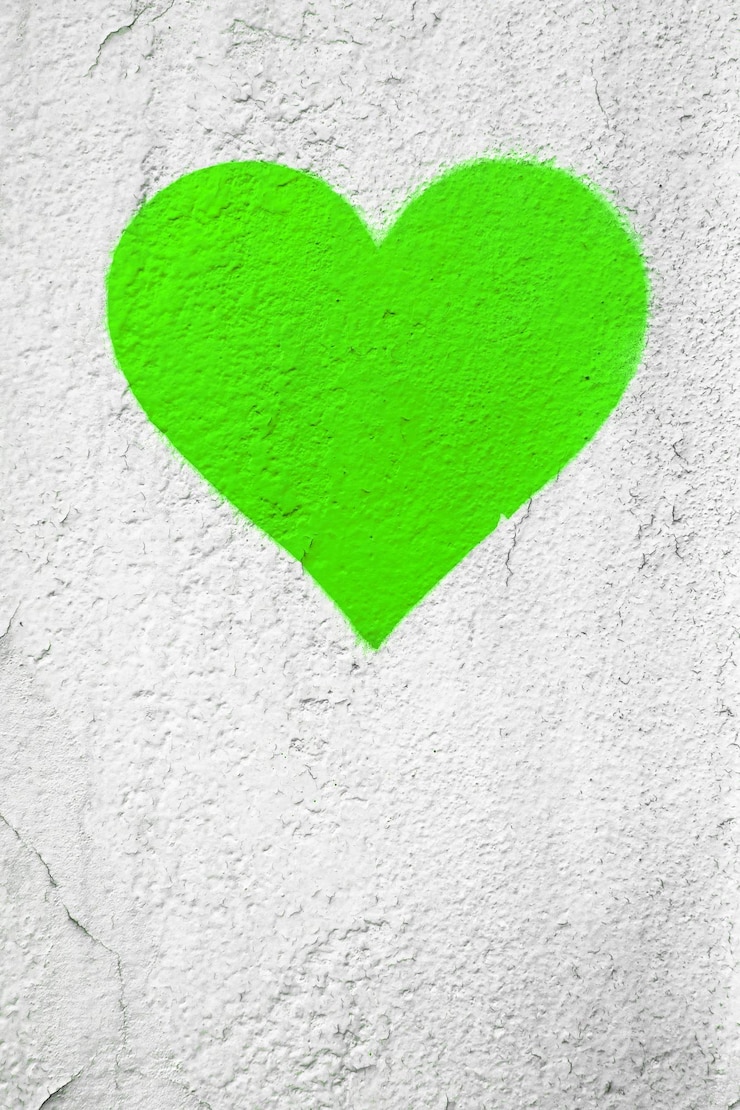 Foto cuore urbano verde