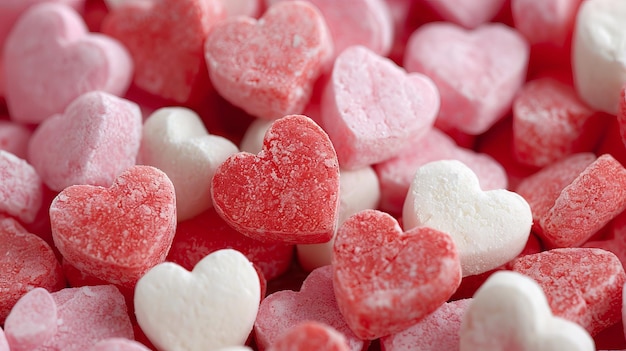 Cuori di caramelle per il giorno di San Valentino