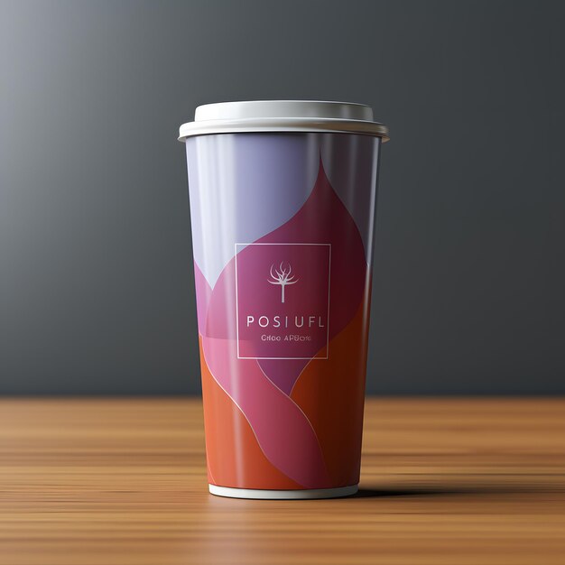 cup mockup iperrealistico 32k uhd studio light fresh