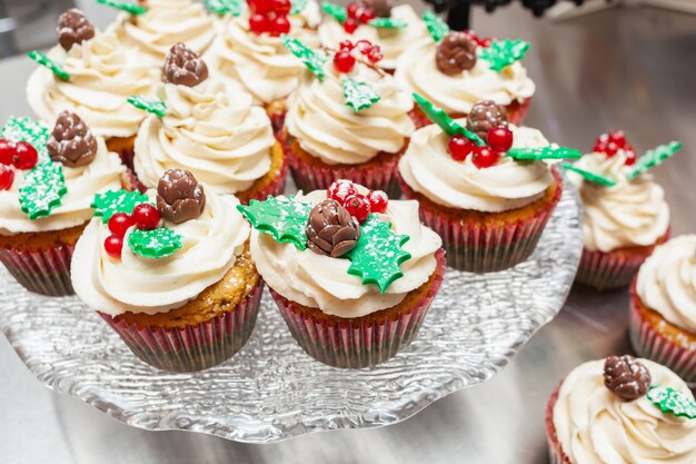 Cupcake di pan di zenzero per natale