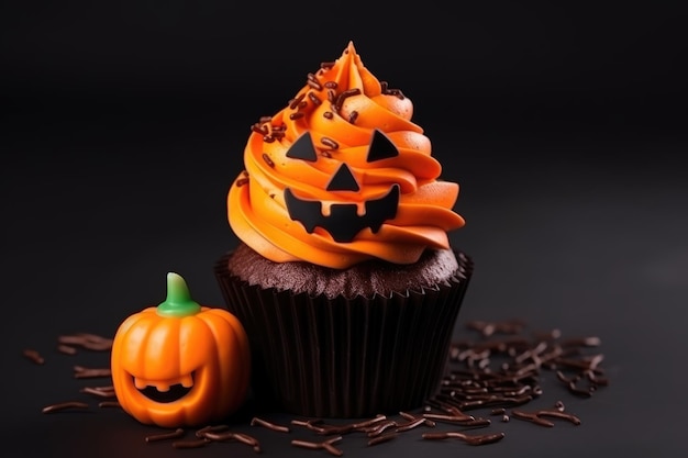 Cupcake Zucca Jack O Lantern