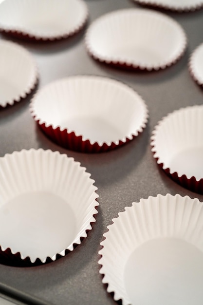 Cupcakes al cioccolato e menta piperita