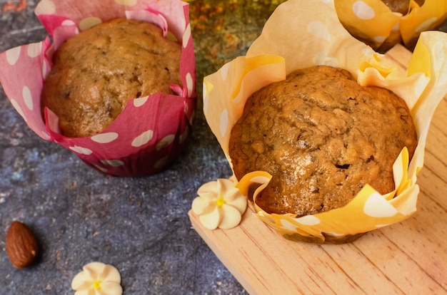 Cupcakes alla banana fatti in casa