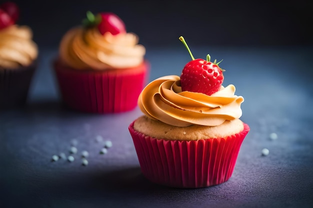 cupcakes colorati con deliziosi