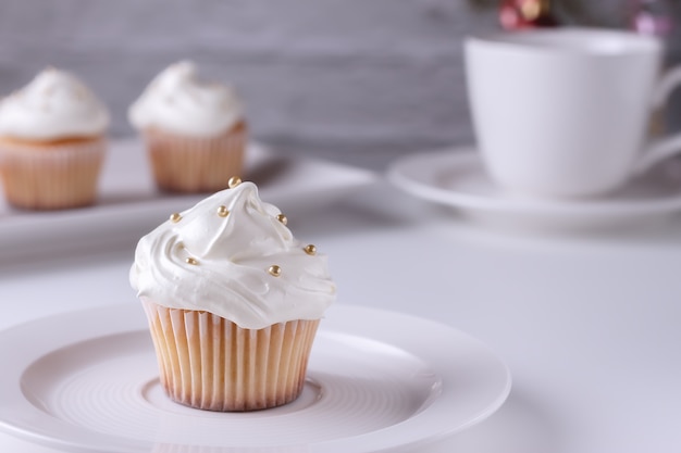 cupcakes con crema di meringa