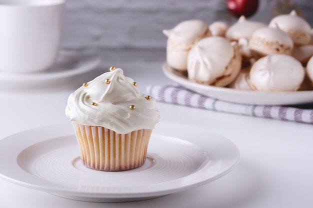 cupcakes con crema di meringa