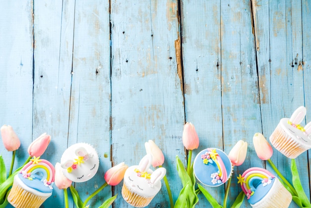 Cupcakes di Pasqua fatti in casa carino