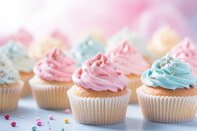 Cupcakes nella perfezione pastello