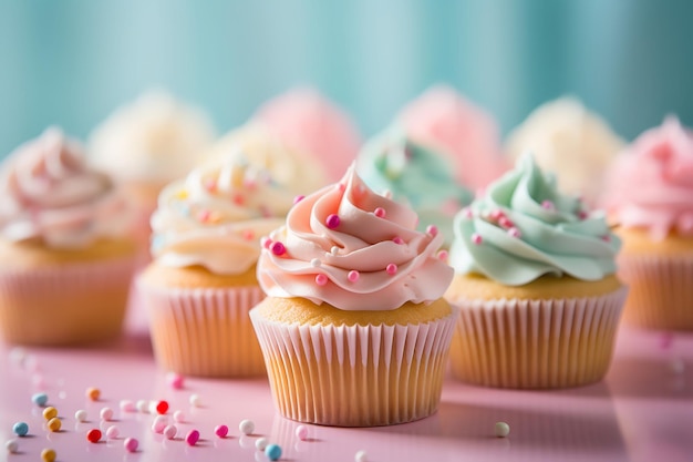 Cupcakes nella perfezione pastello