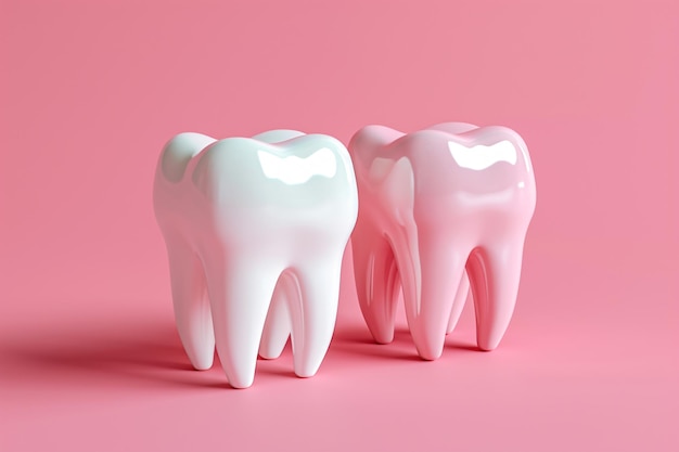 Cura dei denti 3D per i denti Giornata internazionale della cura dei denti