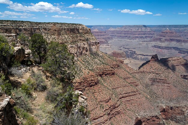 Curva a ferro di cavallo dell'Arizona nel Grand Canyon Grand Canyon Parco nazionale del fiume Colorado famoso luogo di escursionismo...