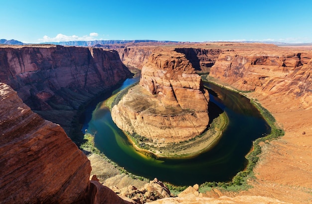 Curva a ferro di cavallo vicino a Page, Utah