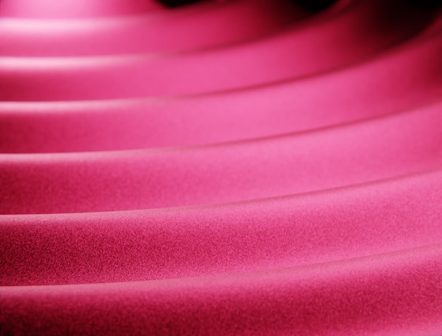 Curva sfondo colore magenta 3D