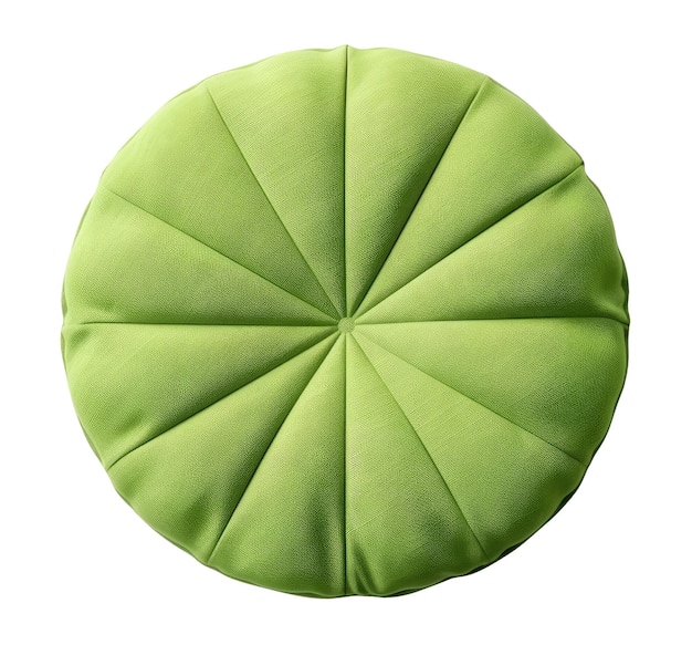 cuscino di tessuto verde