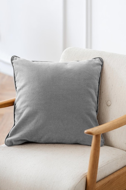 cuscino di velluto pillow png mockup living concept